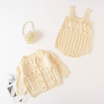 Quanty sweater and rumper set.